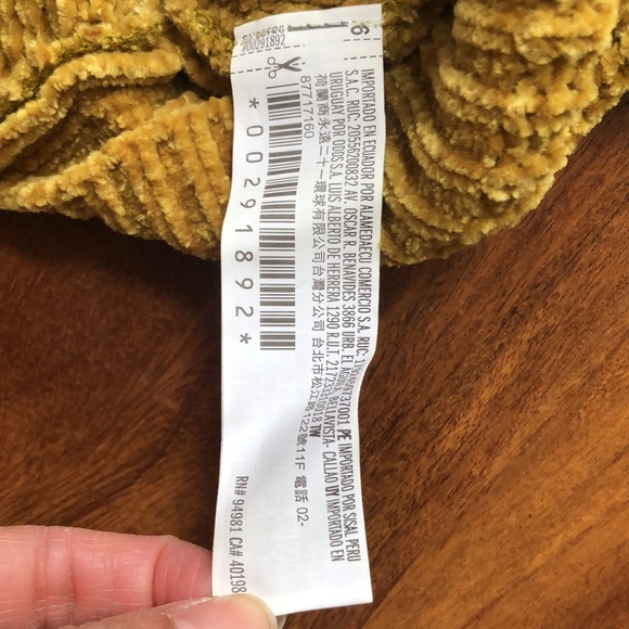 Mustard V-Neck Sweater - Picture 2 of 3